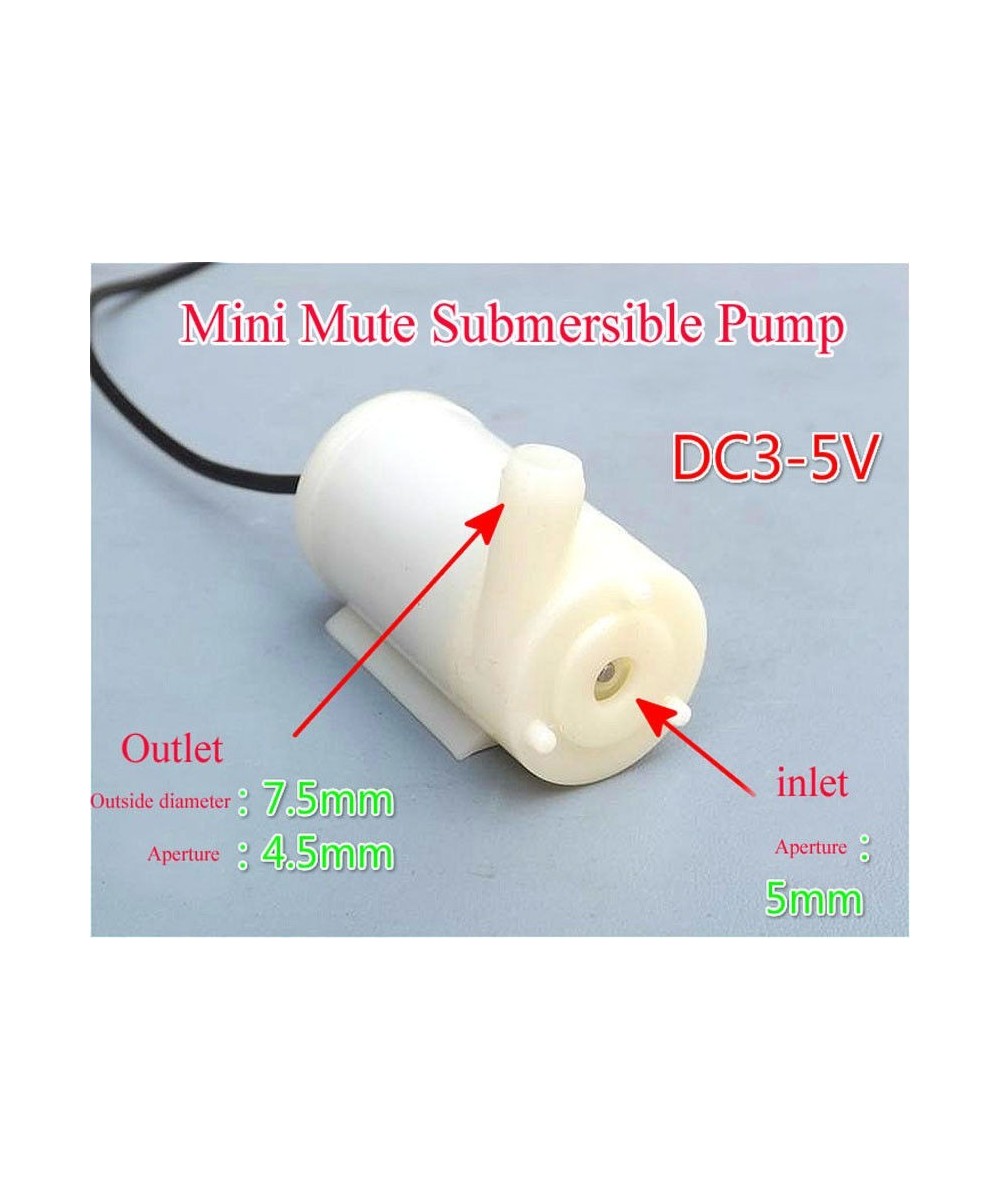Mini bomba de agua sumergible 5V 100L/H
