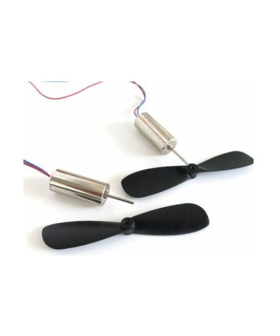 Mini motor para avion con helice 2 piezas