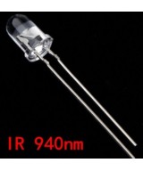 LED infrarrojo 5mm de 950nm 5 unidades