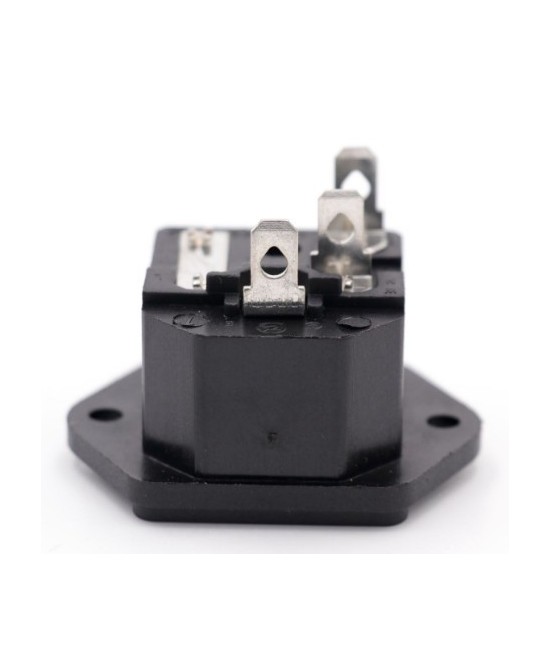 Receptaculo de energia con portafusible