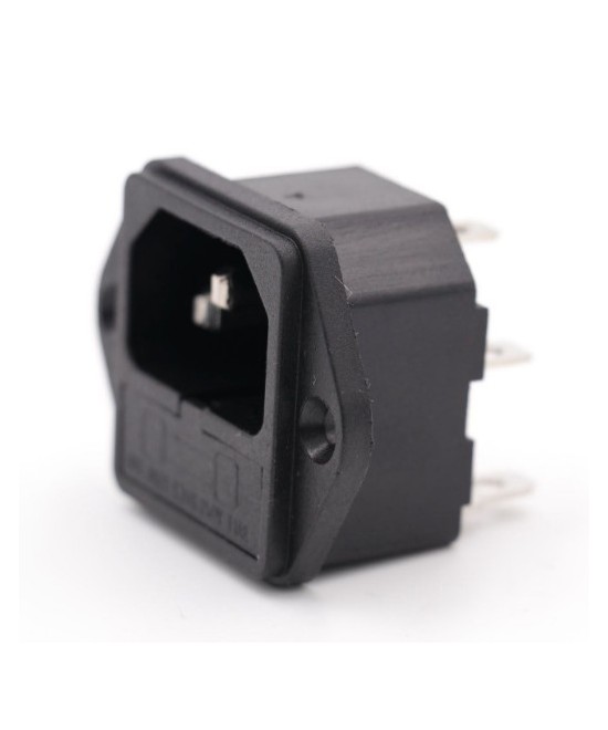 Receptaculo de energia con portafusible