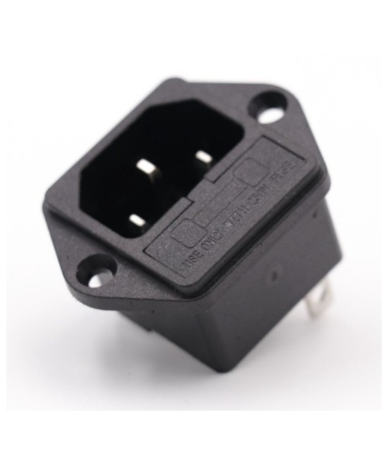 Receptaculo de energia con portafusible