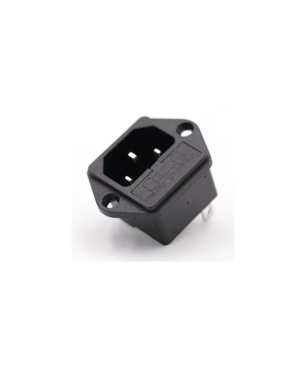 Receptaculo de energia con portafusible