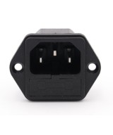 Receptaculo de energia con portafusible