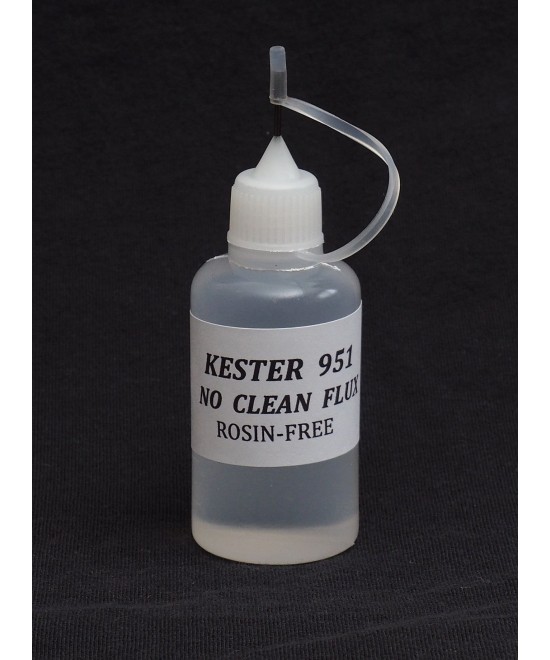 Flux, liquido para soldar Kester 951 no clean, 60ml