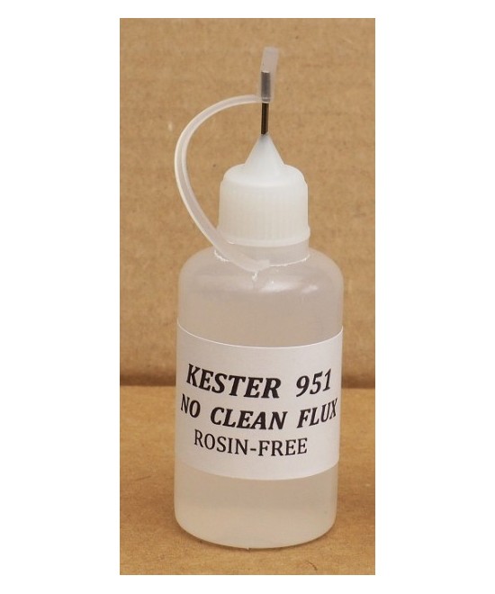 Flux, liquido para soldar Kester 951 no clean, 60ml
