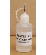 Flux, liquido para soldar Kester 951 no clean, 60ml