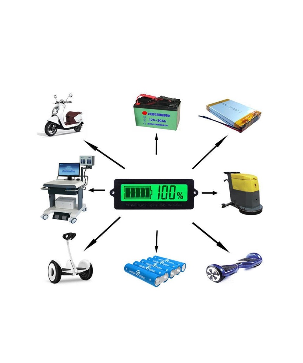Indicador de voltaje y carga de bateria
