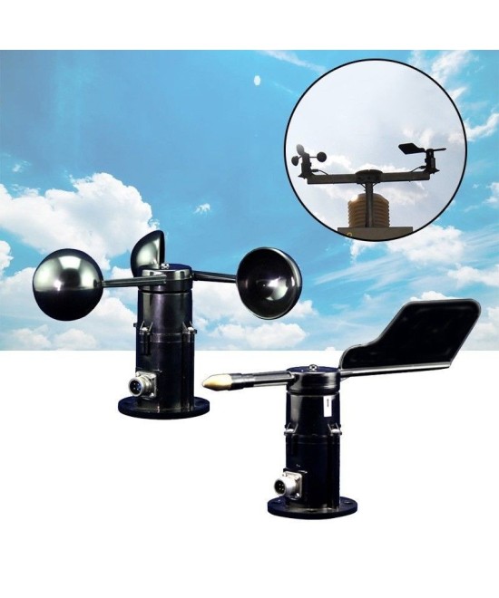 Anemometro y direccion de viento