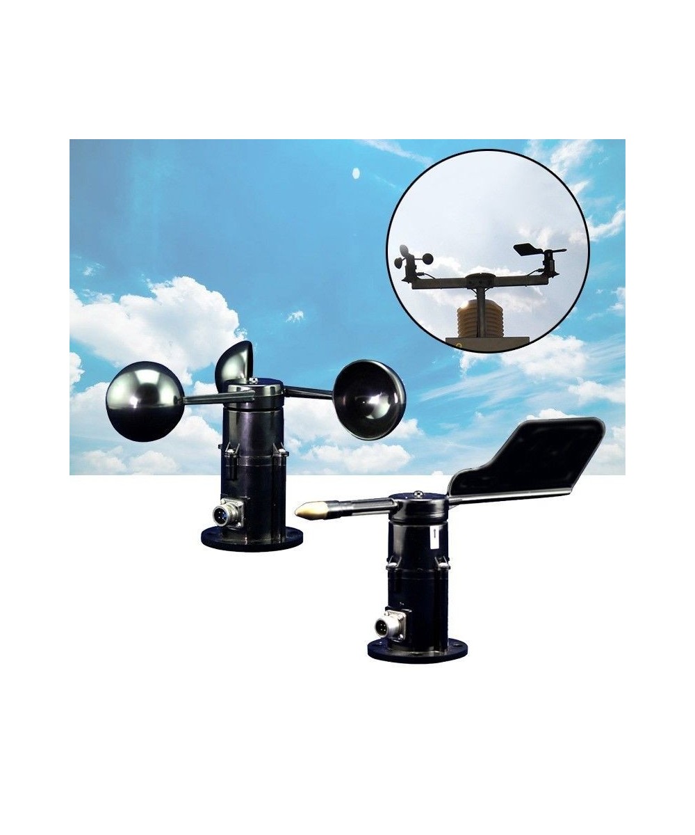 Anemometro y direccion de viento