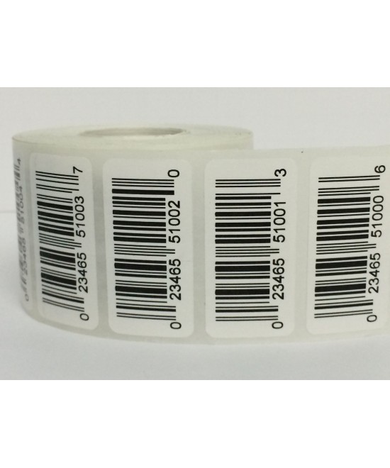 Etiquetas de codigo de barra 1000 etiquetas