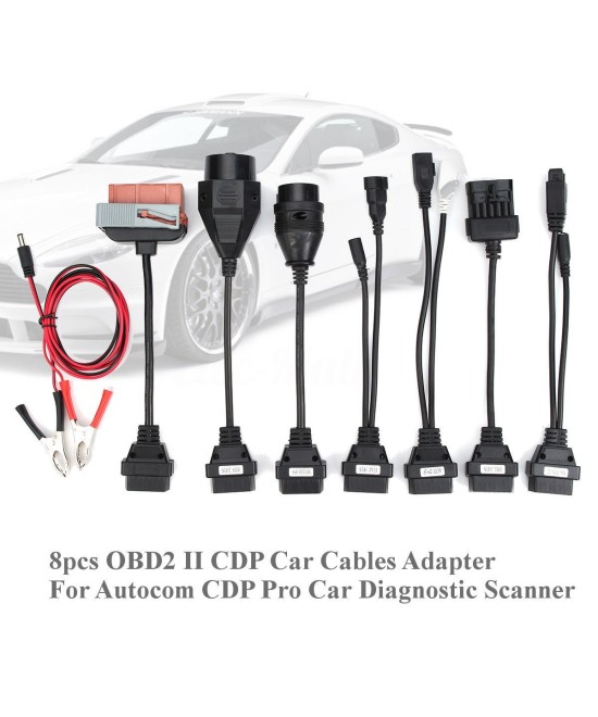 Adaptadores OBD2 kit (8 piezas)