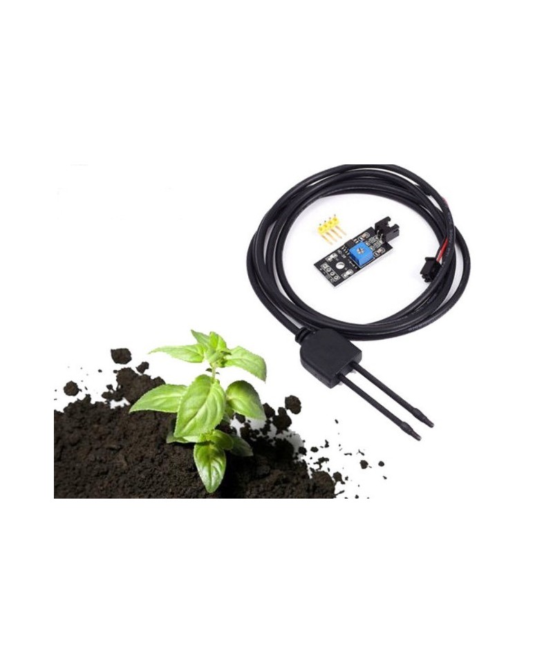 Sensor de humedad del suelo protegido