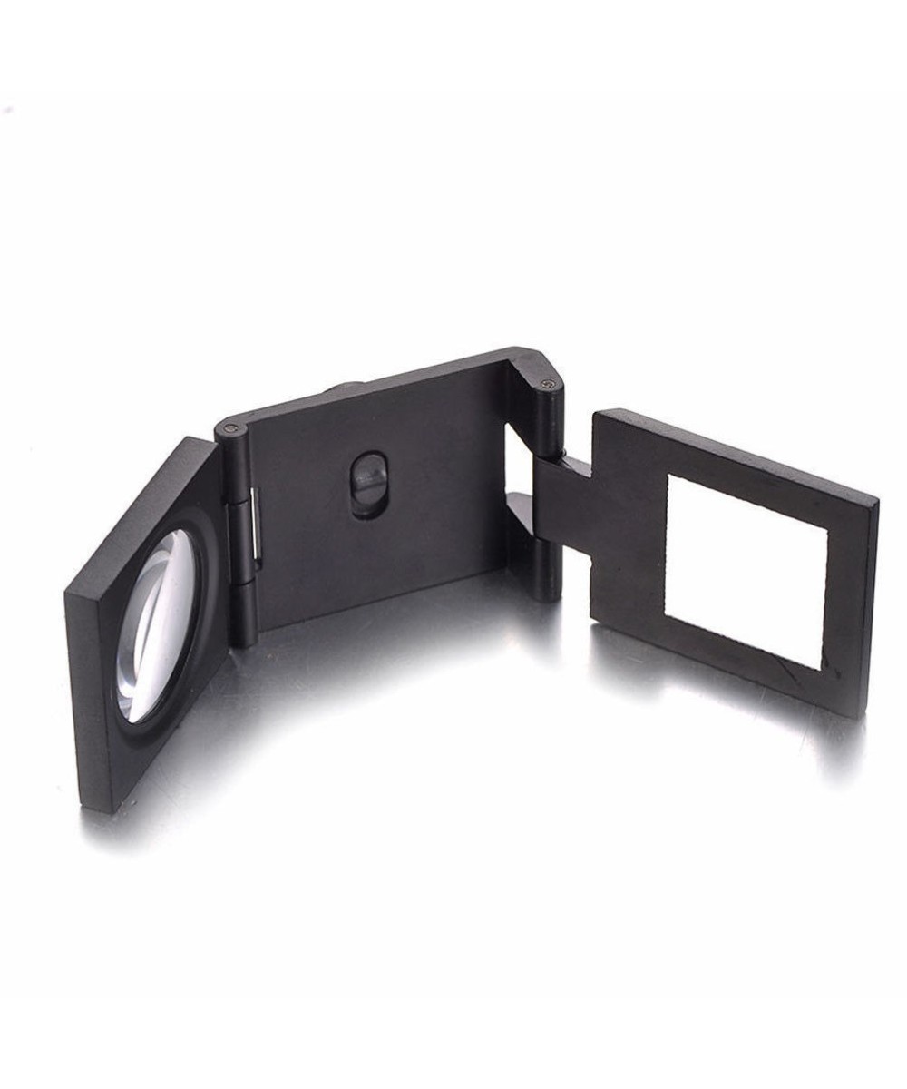 Lupa pequeña con base de metal