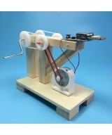 Generador de energia con manivela