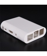 Case plastico para Raspberry blanco y rojo