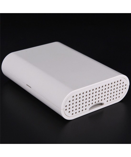 Case plastico para Raspberry blanco y rojo