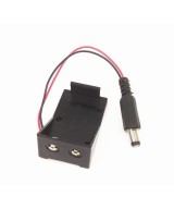 Contenedor de bateria de 9V con plug