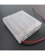 Contenedor de  4 baterias AA con interruptor
