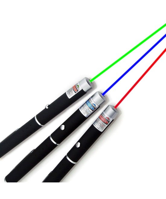 Puntero laser 3mW rojo, violeta, verde
