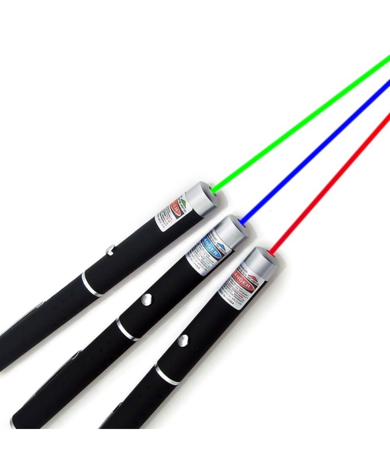 Puntero laser 3mW rojo, violeta, verde