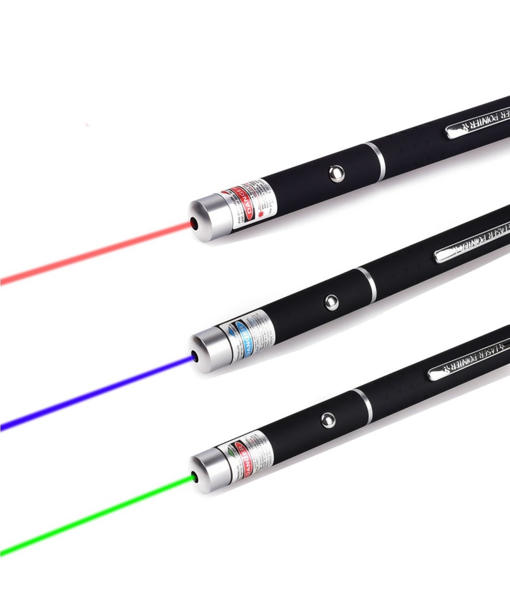 Puntero laser 3mW rojo, violeta, verde