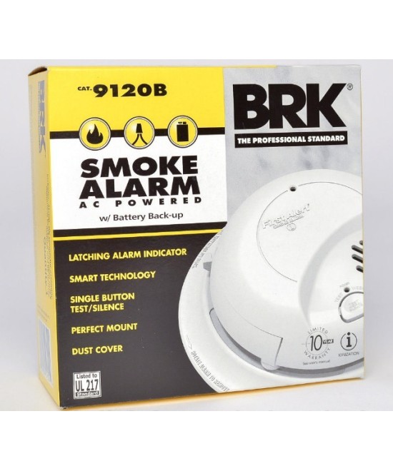 Detector de Humo  con bateria y 120V