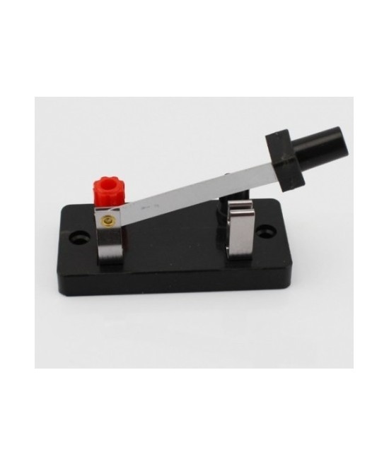 Cuchilla cortacorriente para experimento escolar