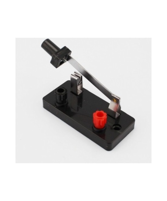 Cuchilla cortacorriente para experimento escolar