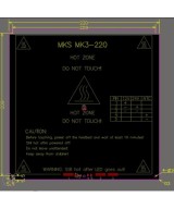 Base termica impresora 3D 220mmx220mmx3mm 110 oc