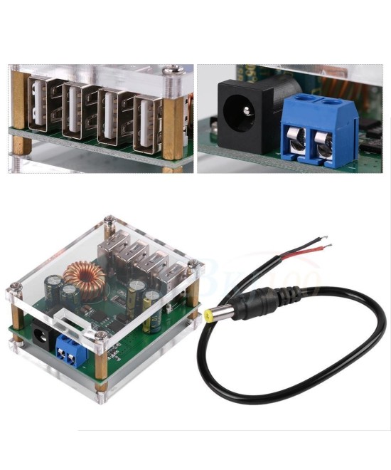 Step down USB  4 puertos, 5A