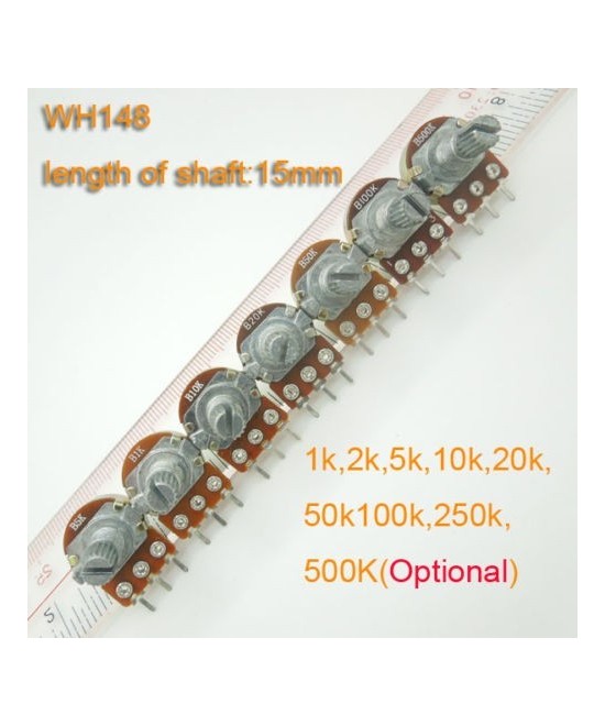 Potenciometro sin perilla 1 unidad