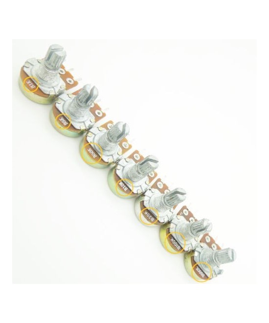 Potenciometro sin perilla 1 unidad