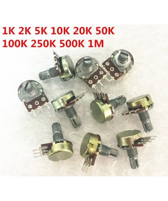 Potenciometro sin perilla 1 unidad