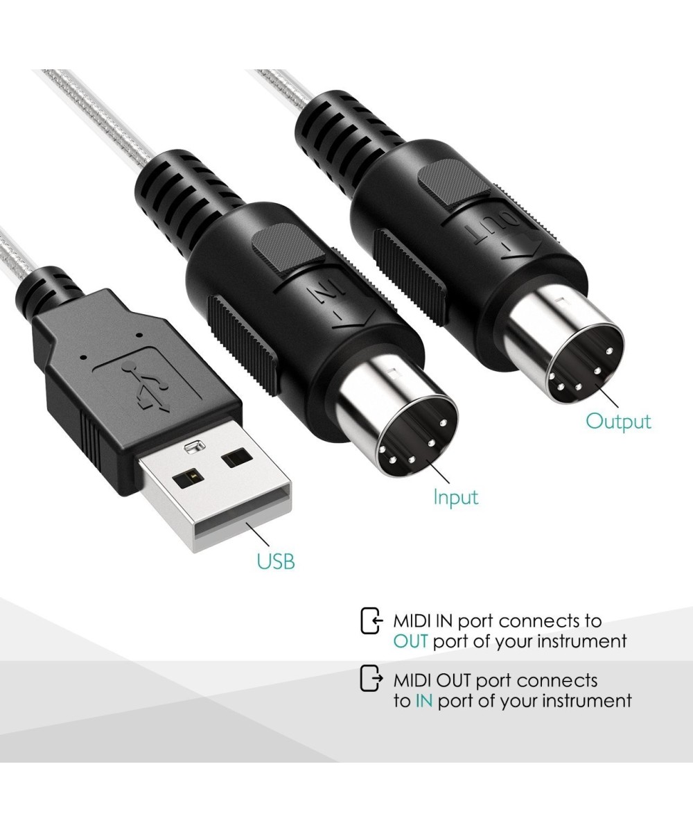 adaptador  Midi a USB