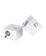 Bloque de aluminio para extrusor impresora 3D 16x16x12