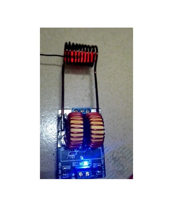 Calentamiento por  induccion electromagnetica tesla Jacobs Ladde 5v-12v