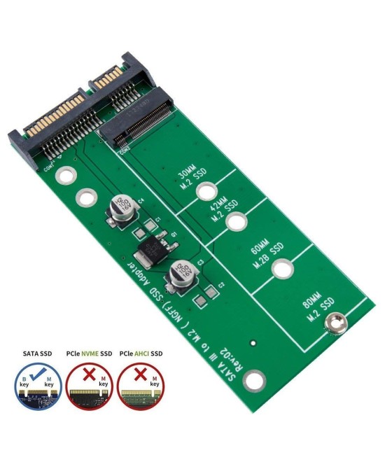 Convertidor SATA a M2