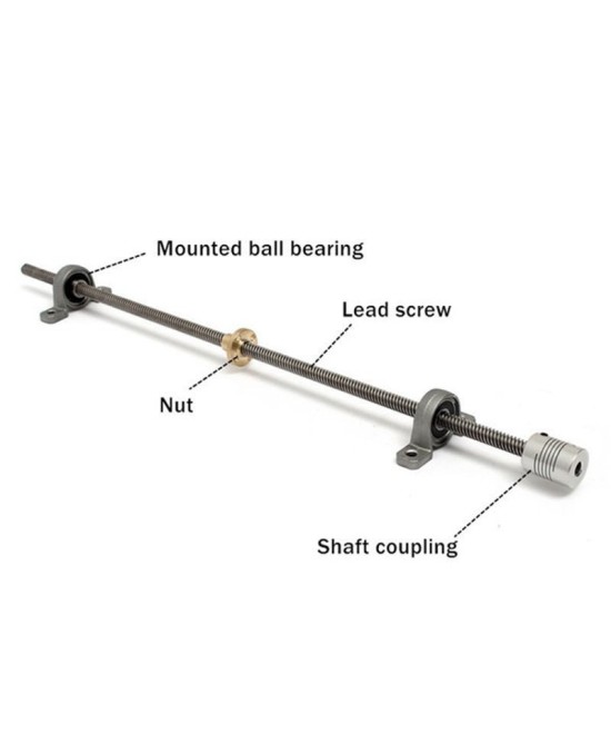 Tornillo para CNC tuerca y rodamiento