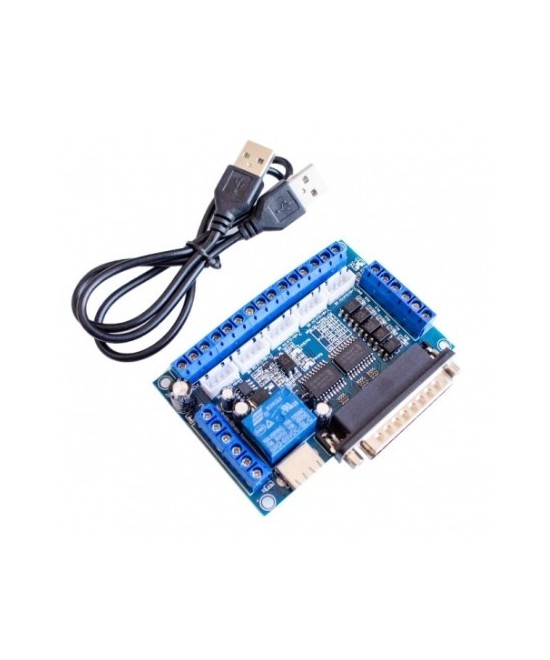 Interface CNC 5 ejes paralelo