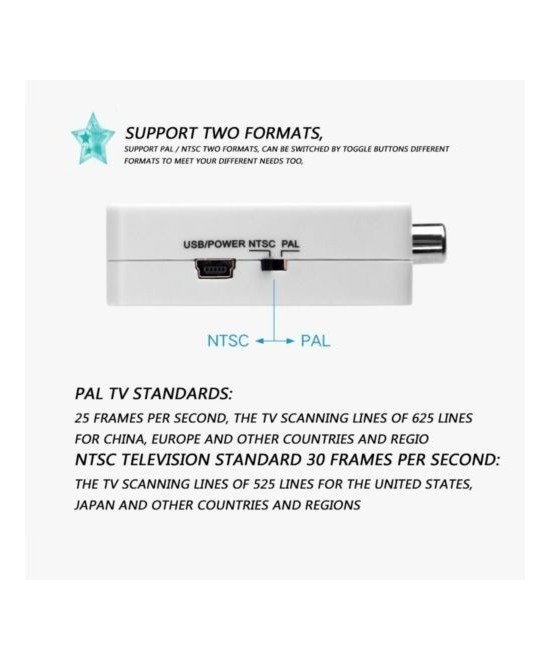 Adaptador HDMI a RCA