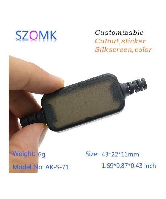 Caja plastica 140*100*28mm