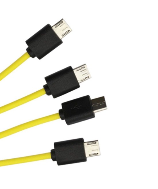 Cable USB micro USB 4 en 1