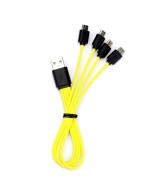Cable USB micro USB 4 en 1