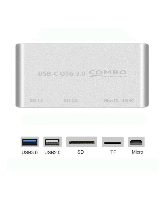 Adaptador USB tipo C 5 en 1