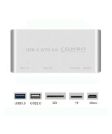 Adaptador USB tipo C 5 en 1