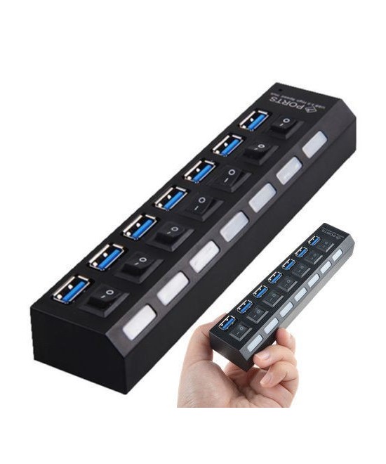 USB 3.0 hub 7 puertos