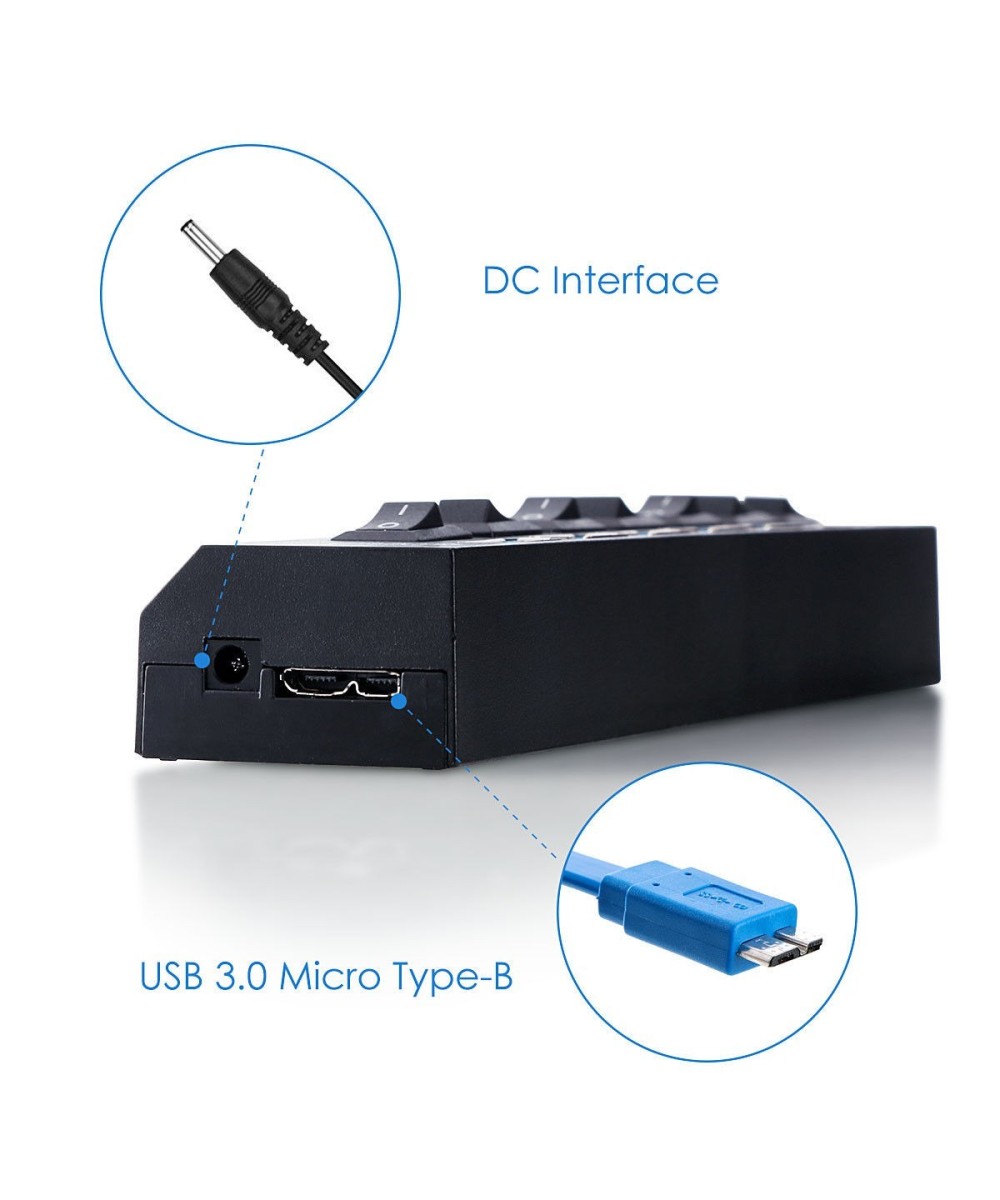 USB 3.0 hub 7 puertos