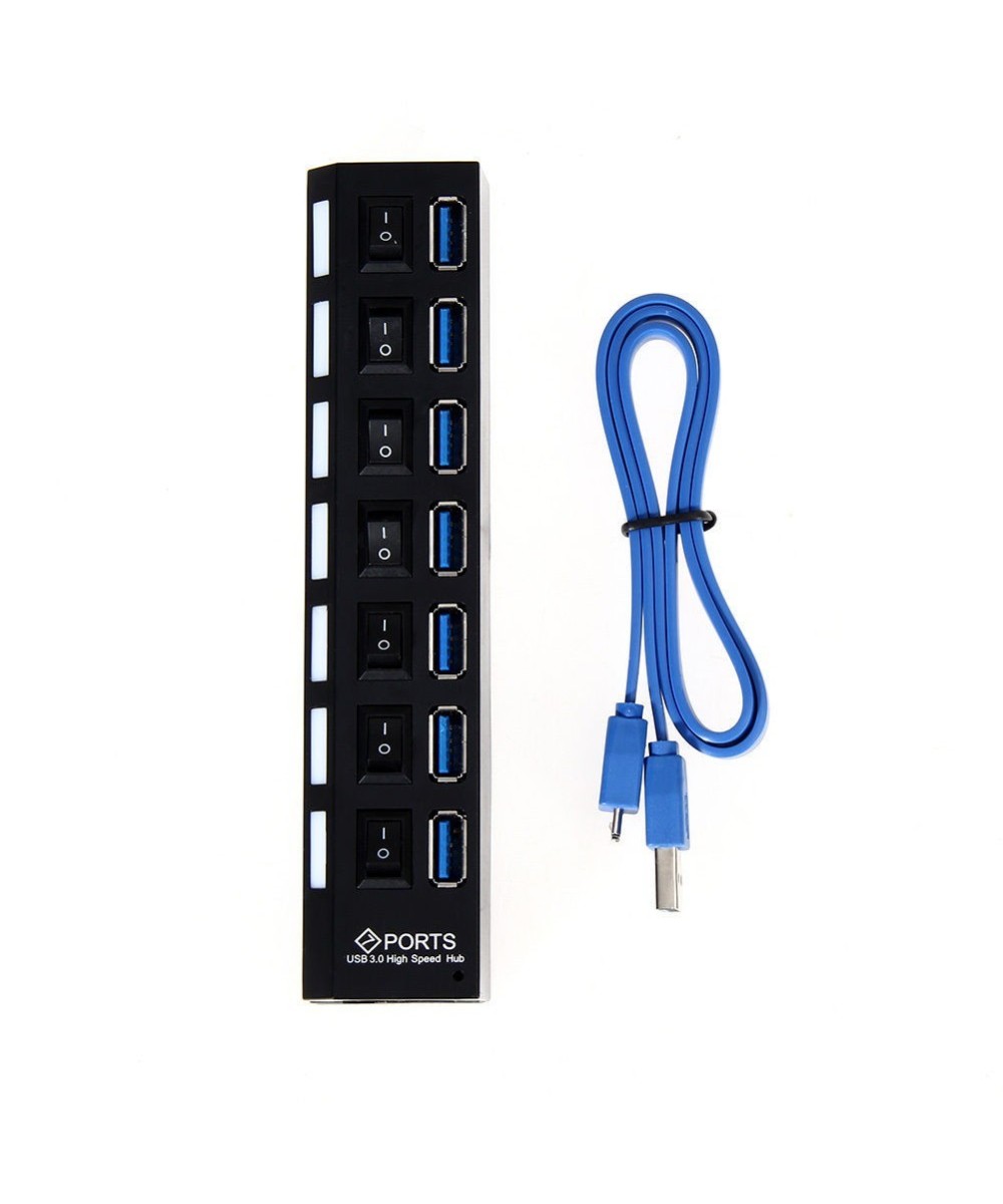 USB 3.0 hub 7 puertos