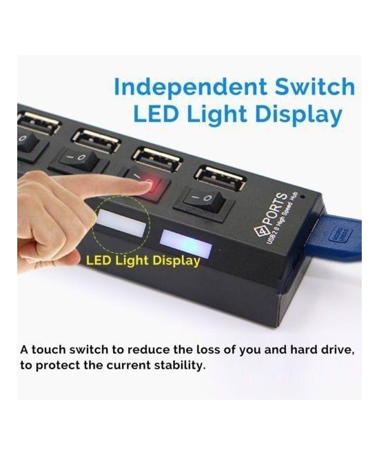 USB 3.0 hub 7 puertos